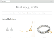 Tablet Screenshot of janetleighjewelry.com